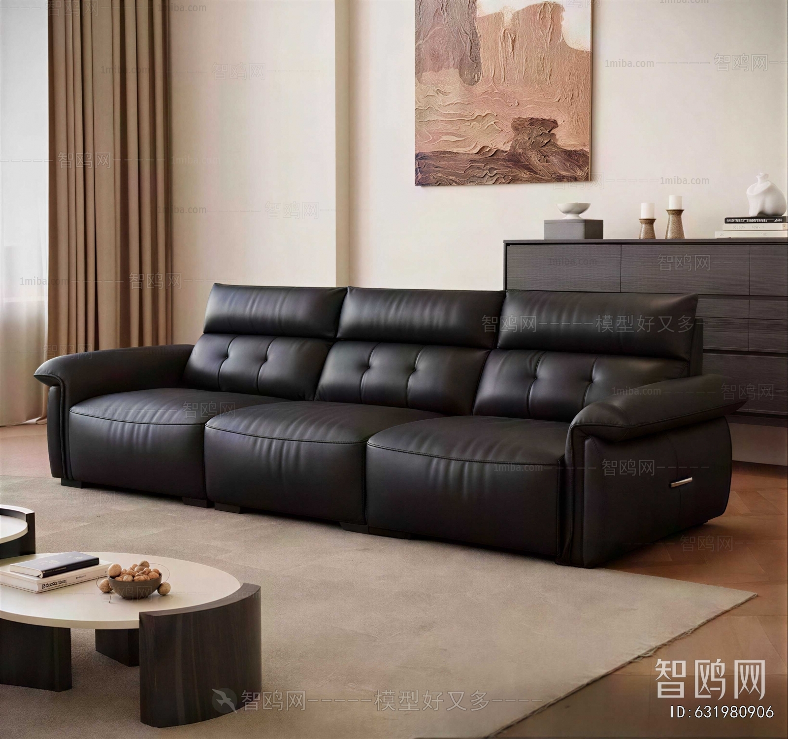 Modern Three-seat Sofa