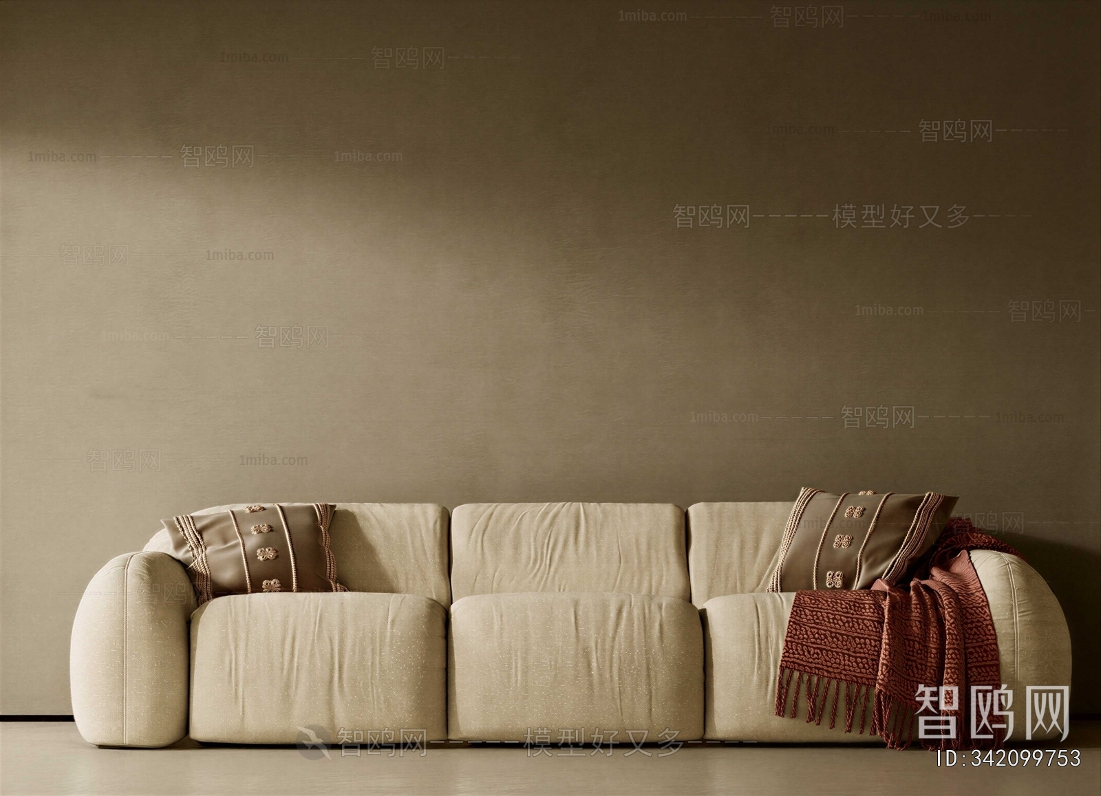 Modern Three-seat Sofa