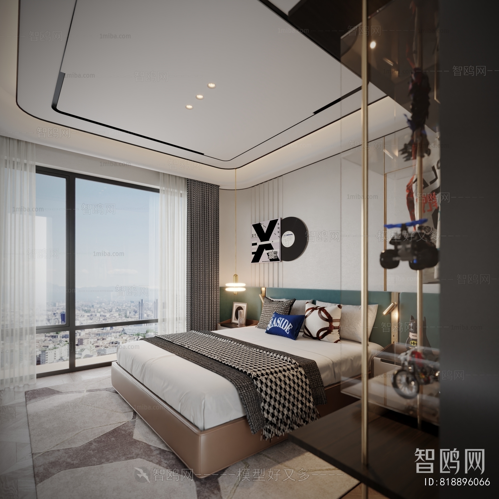 Modern Boy's Room And Son's Room