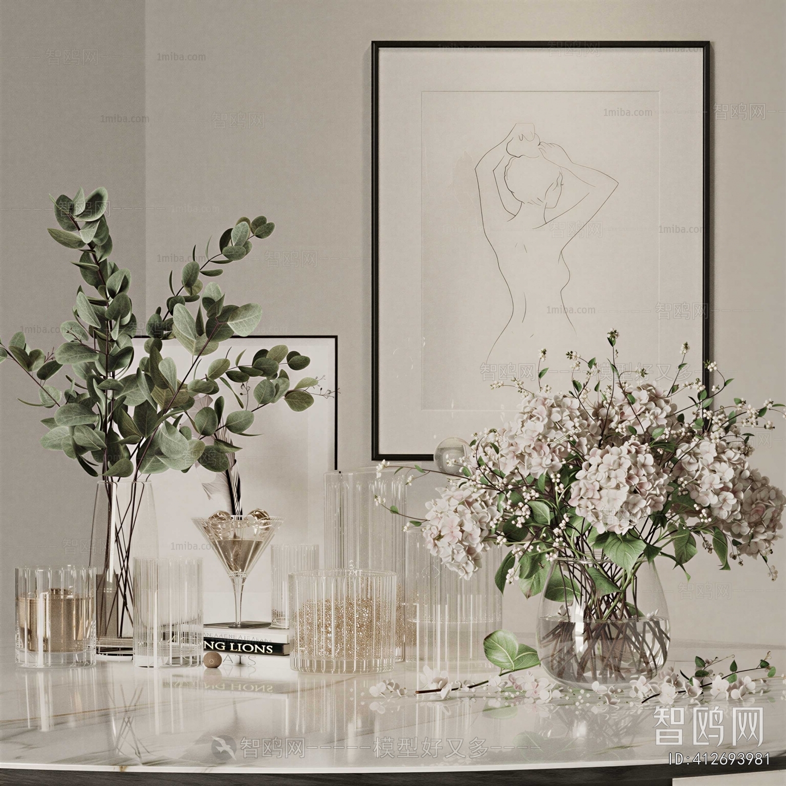 Modern Flower Arrangement
