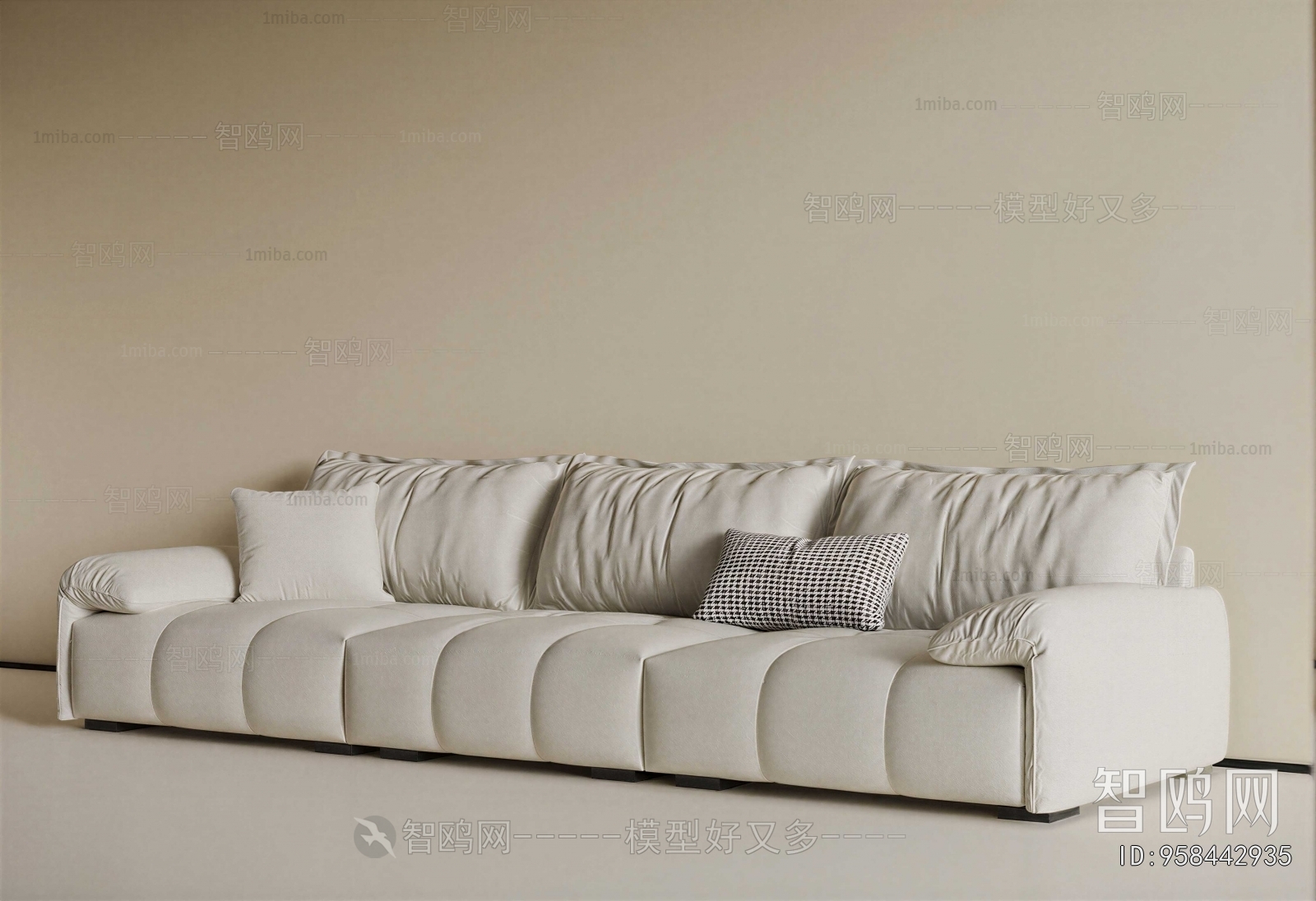 Modern Three-seat Sofa