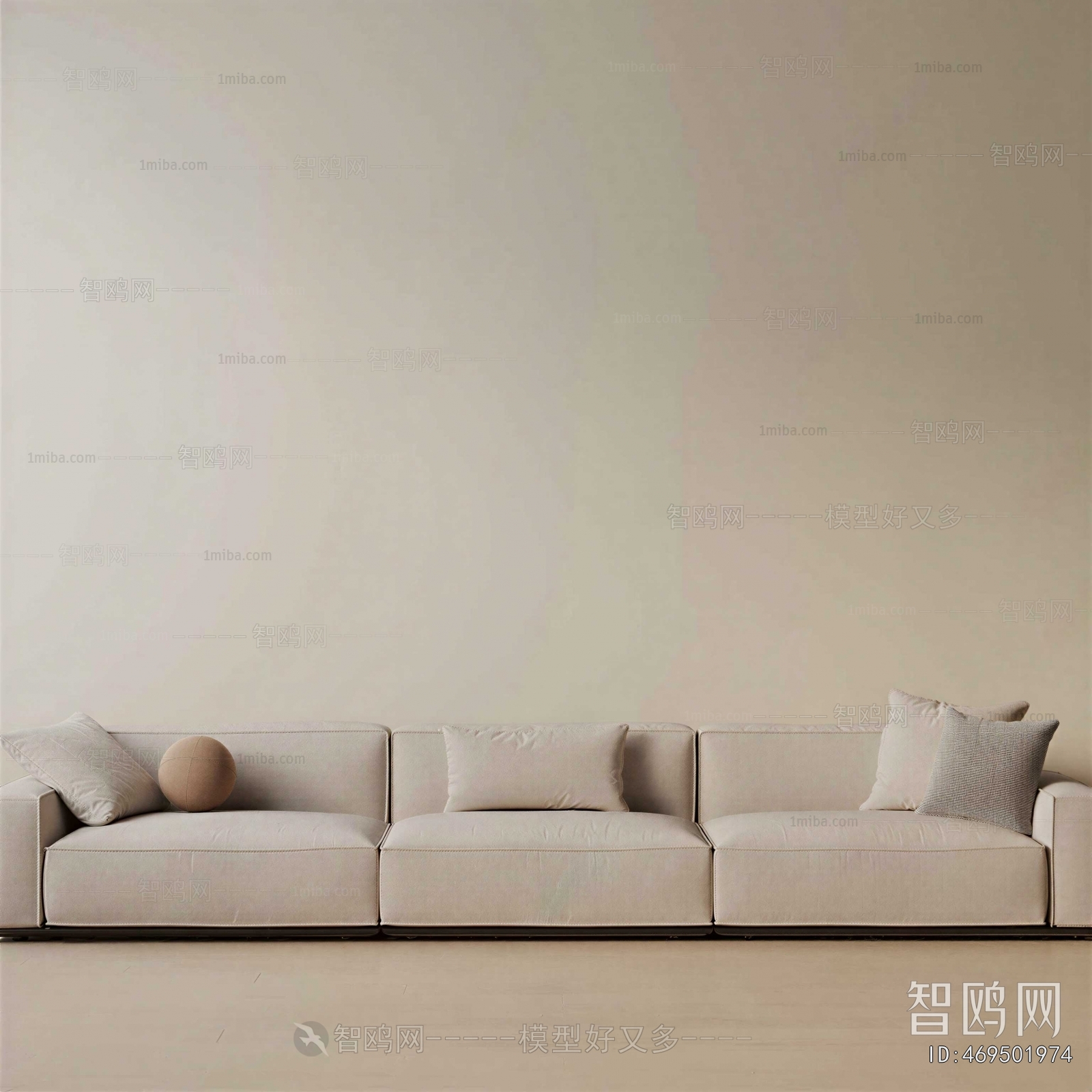 Modern Three-seat Sofa