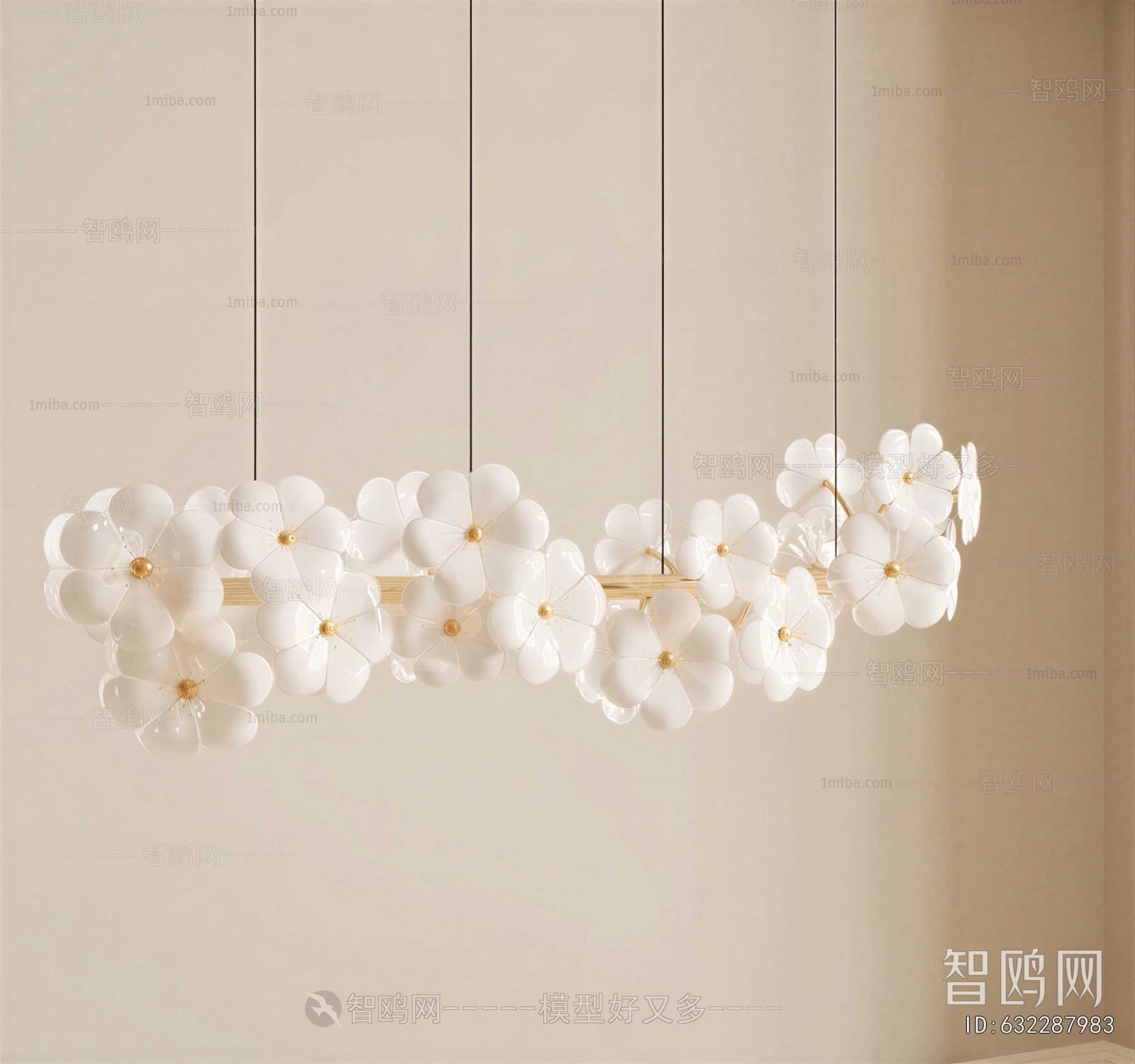 Modern Long Chandelier