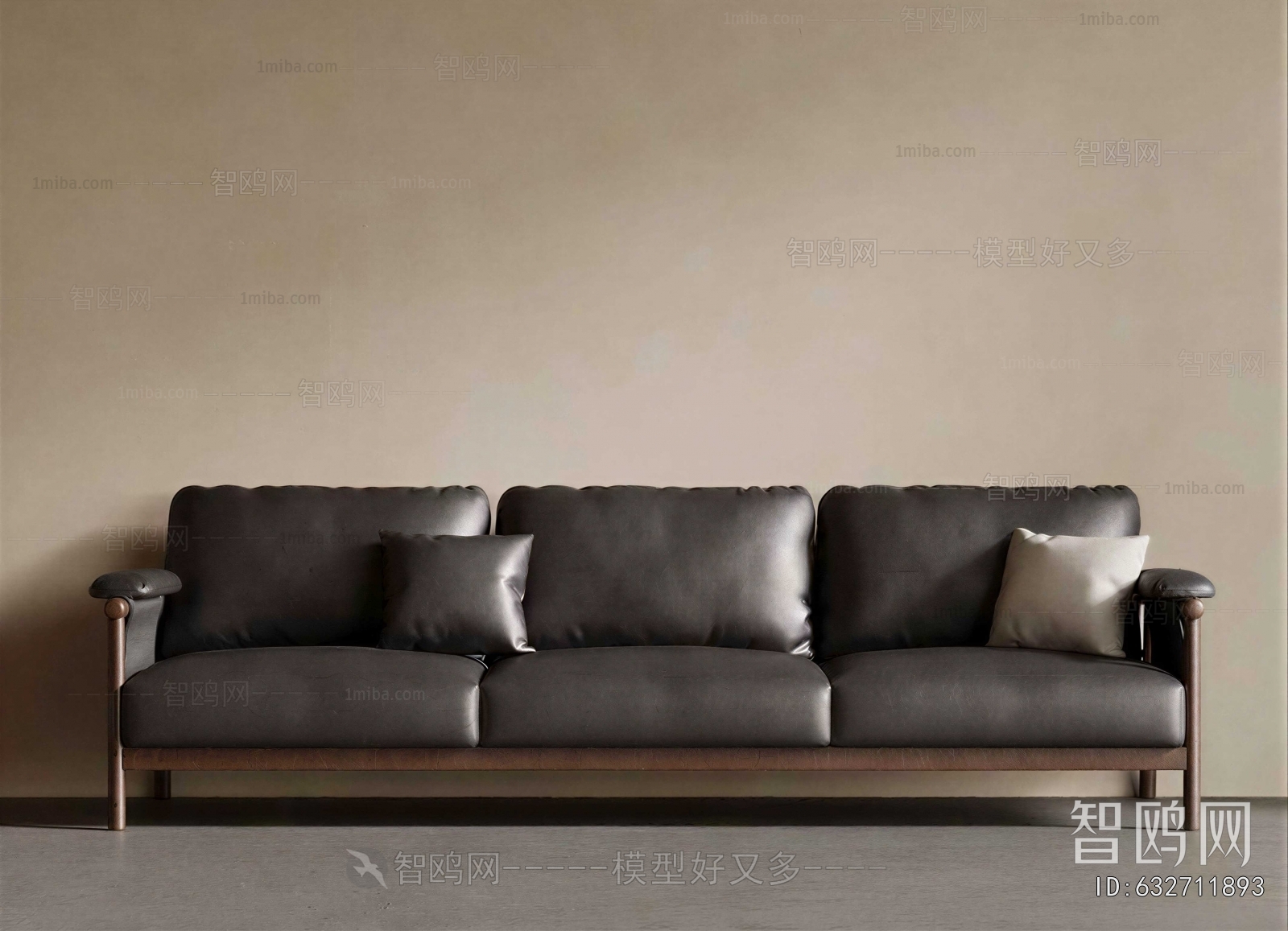 Modern Three-seat Sofa