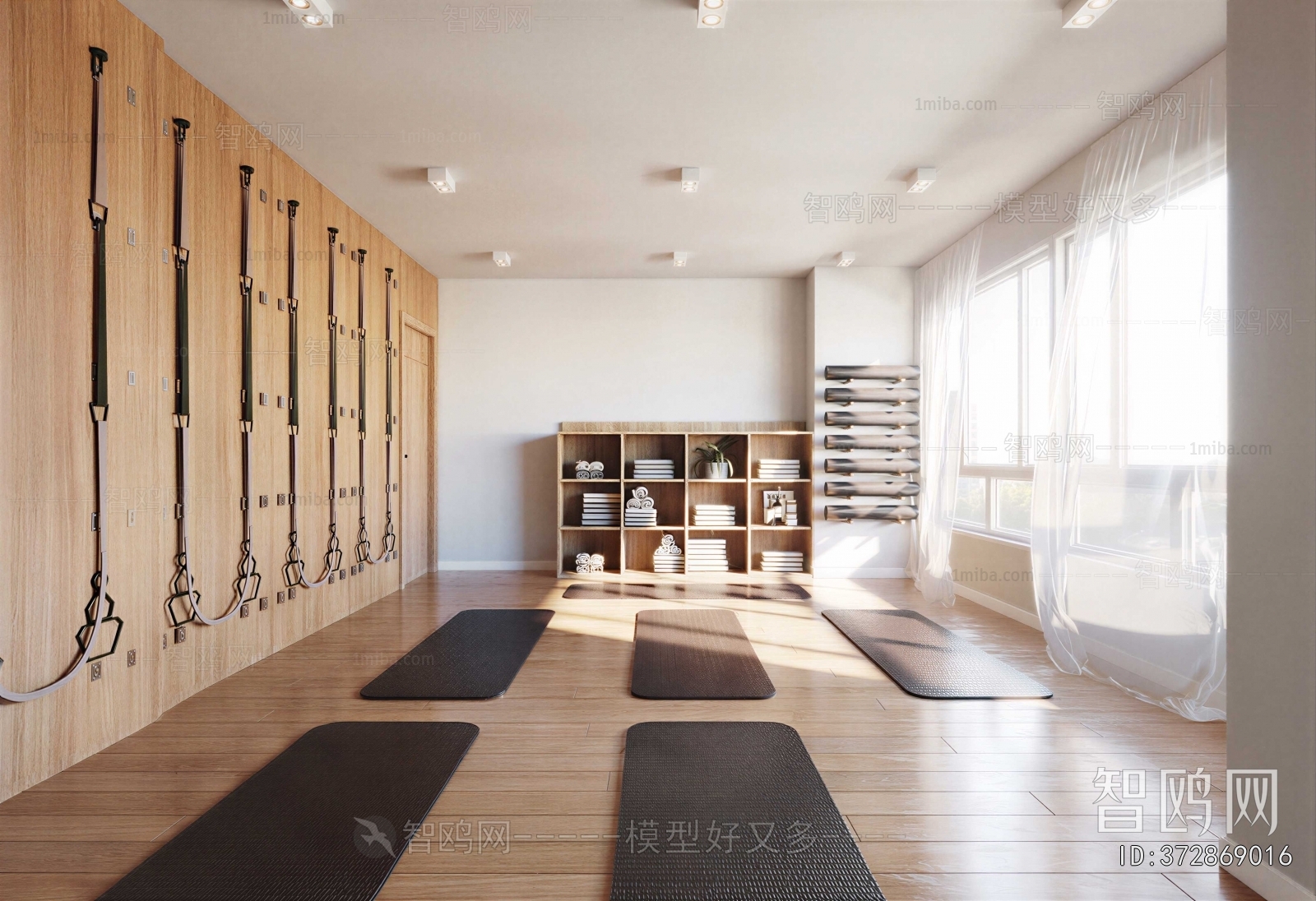 Modern Yoga Room
