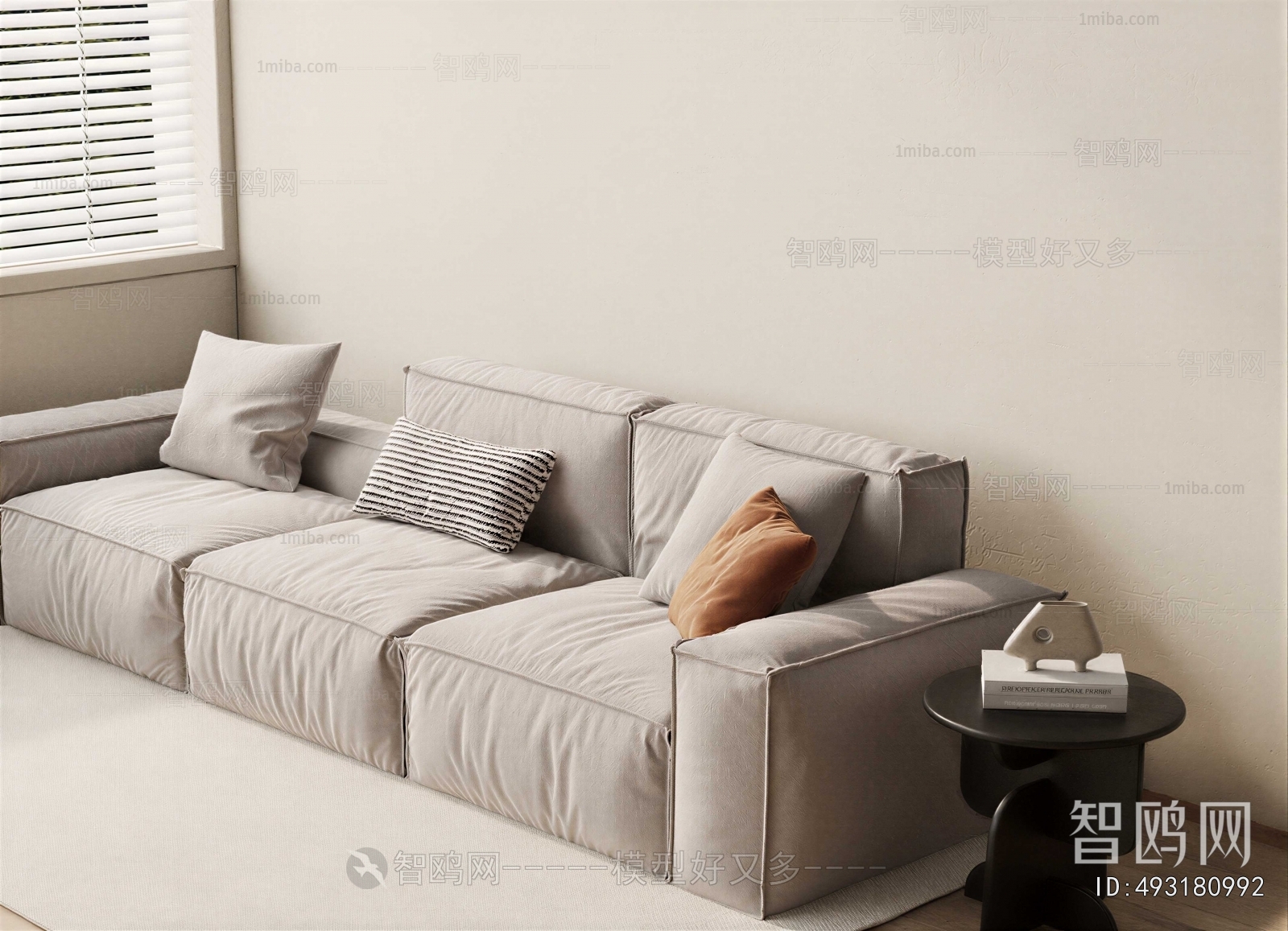 Modern Three-seat Sofa