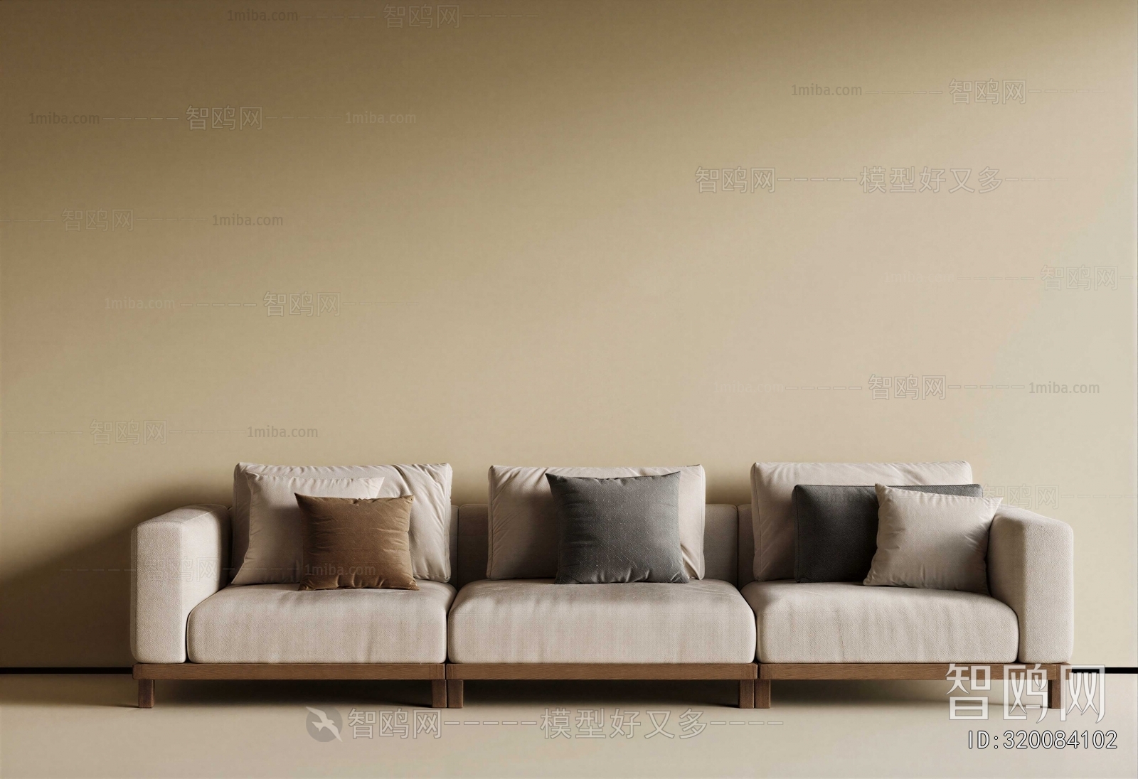 Modern Three-seat Sofa