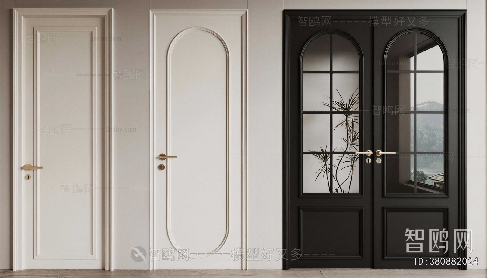 French Style Single Door