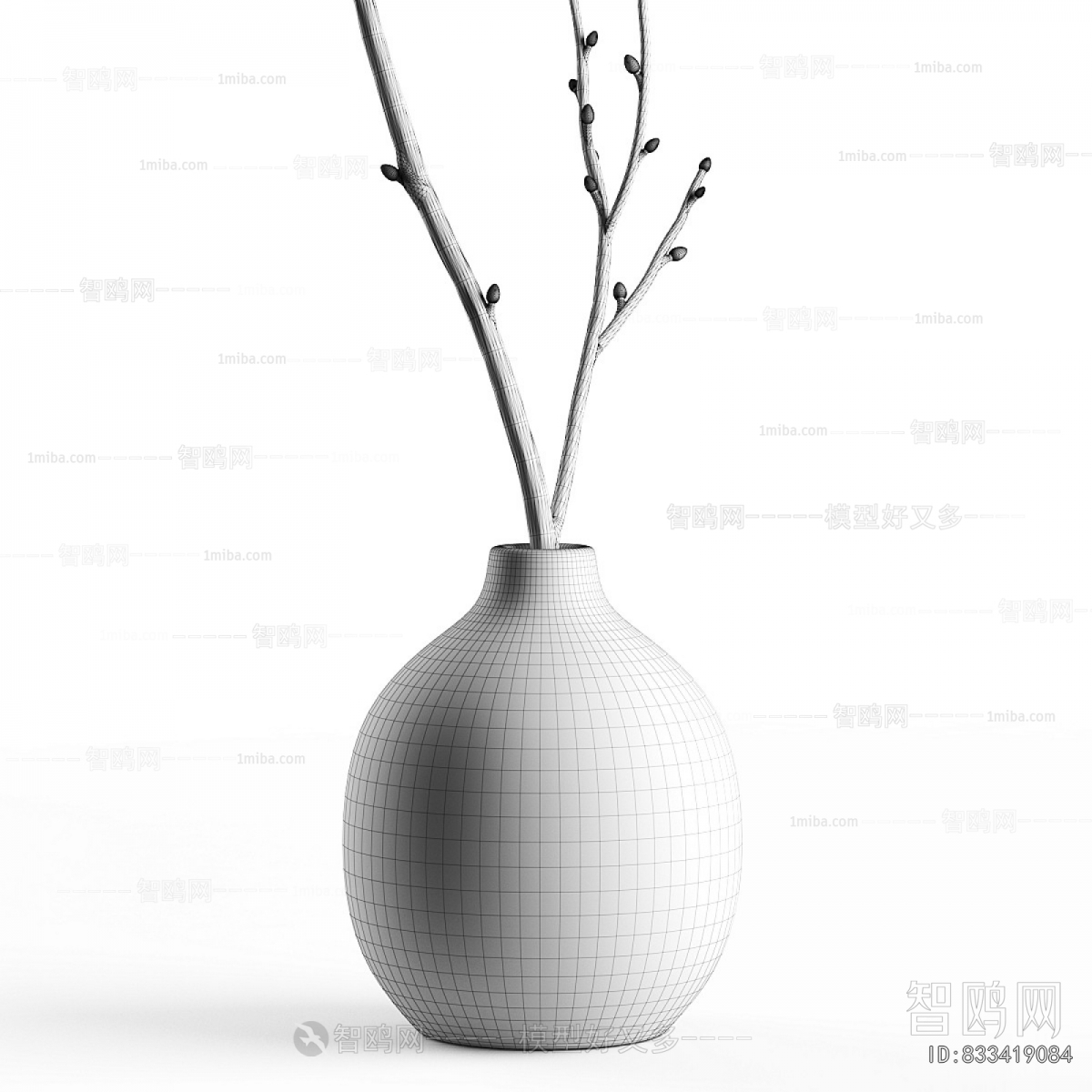 Wabi-sabi Style Dried Branch