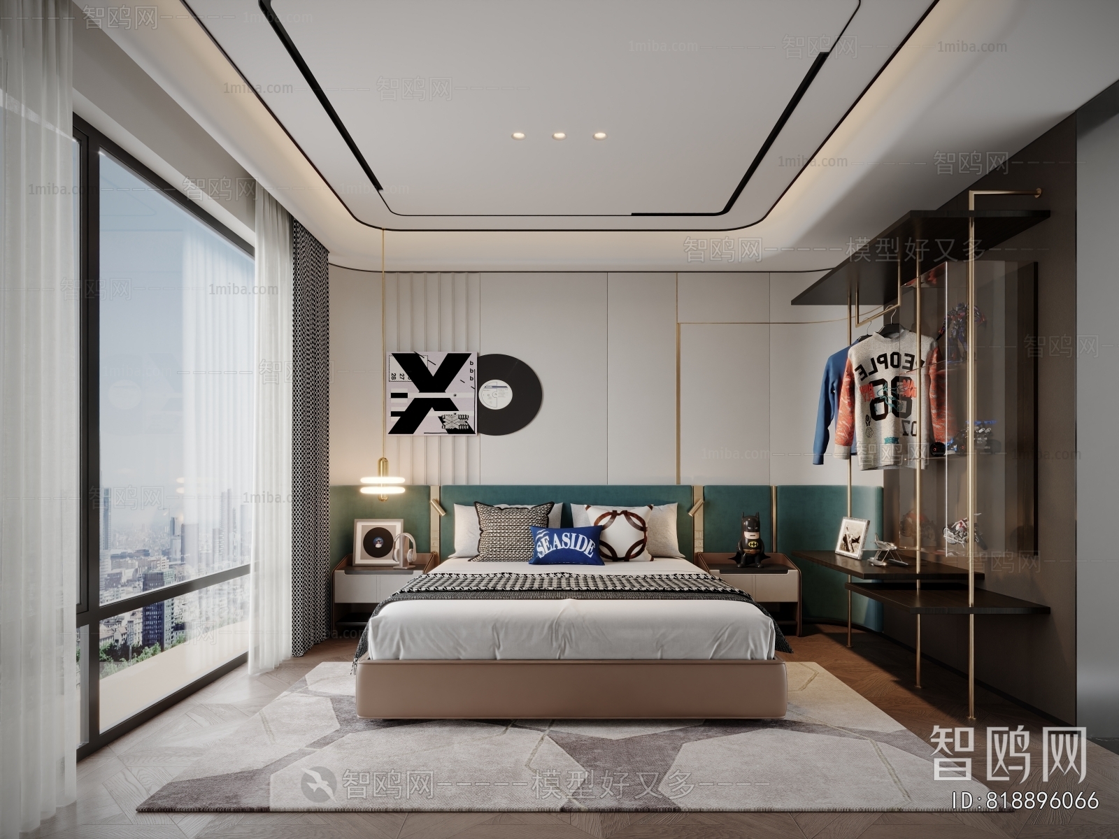 Modern Boy's Room And Son's Room