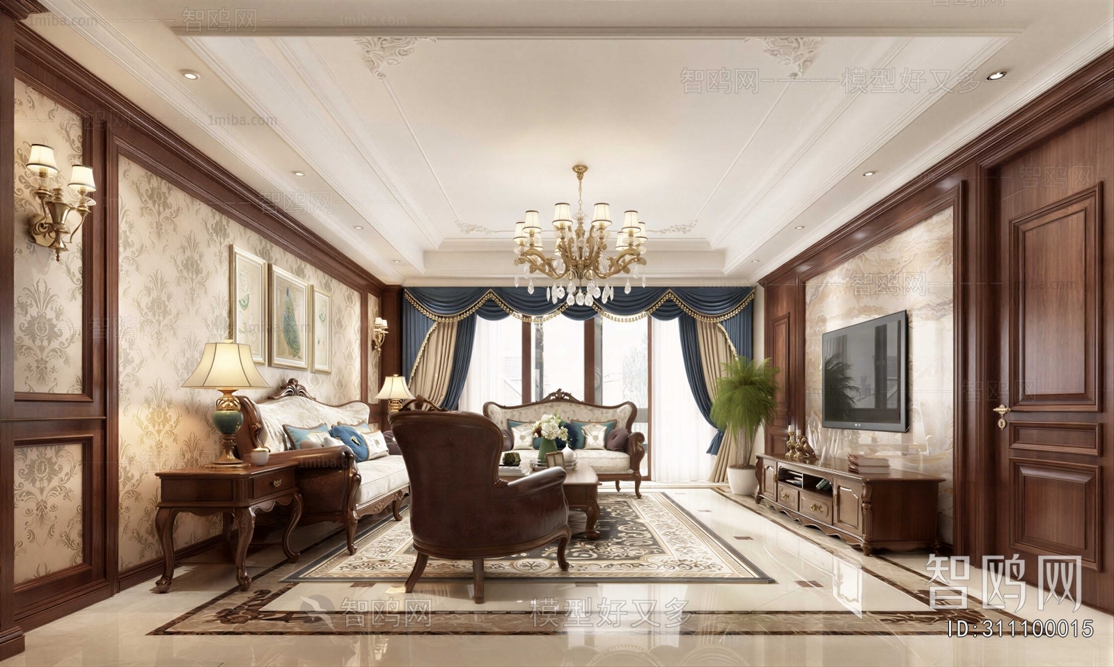 European Style A Living Room