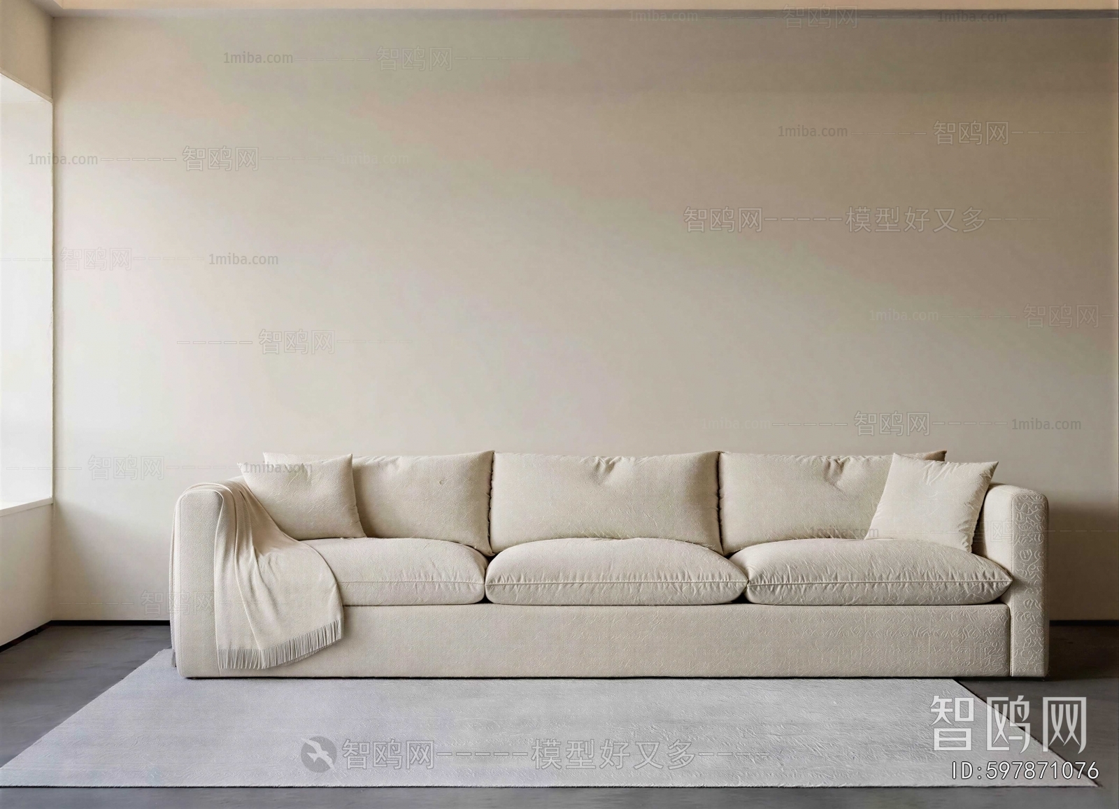 Modern Three-seat Sofa