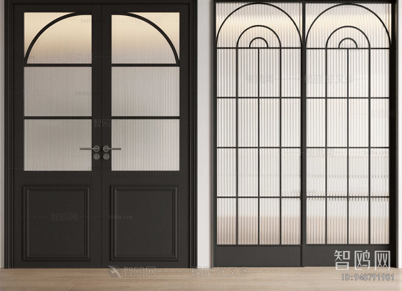 French Style Double Door