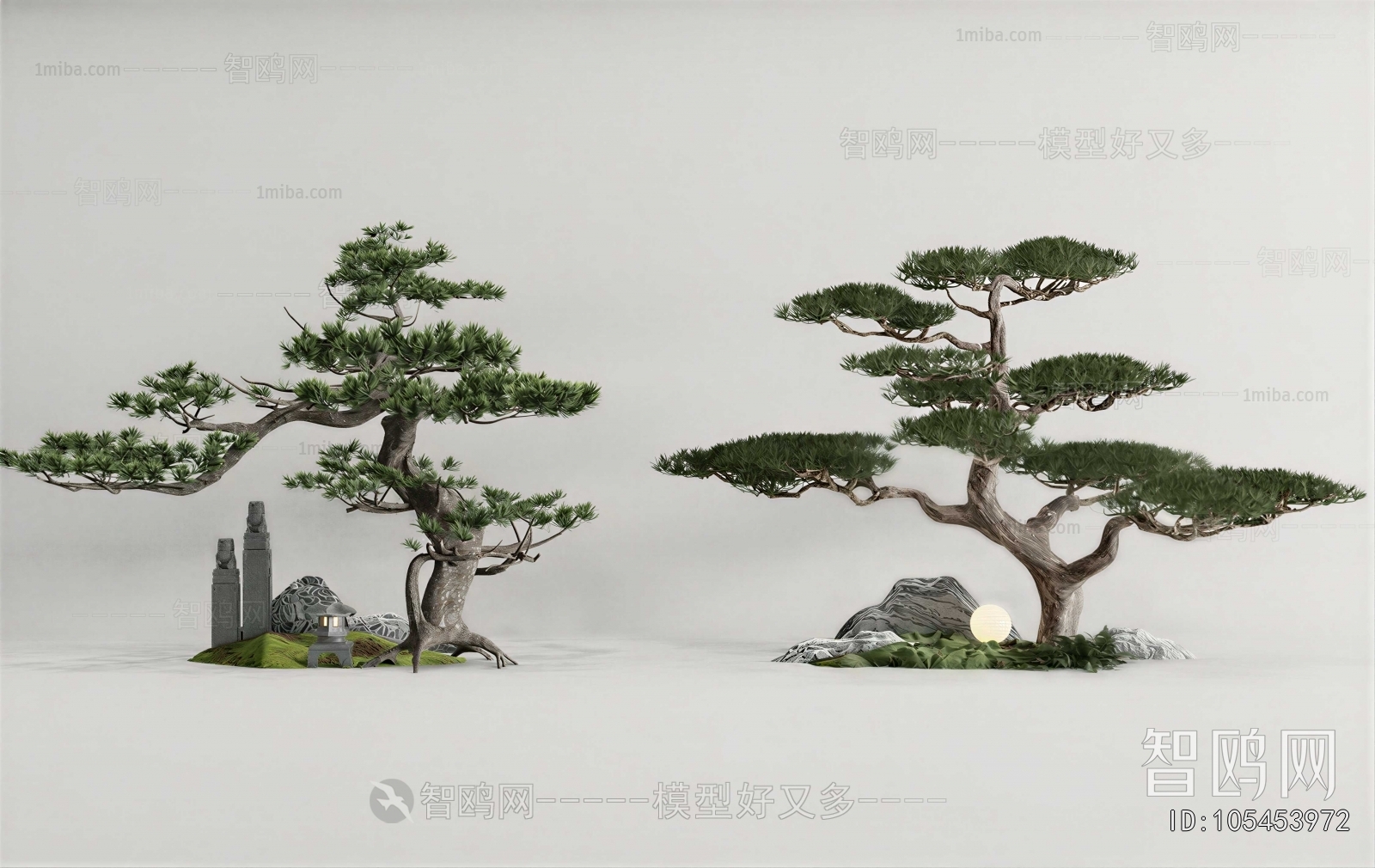 New Chinese Style Plant Landscaping