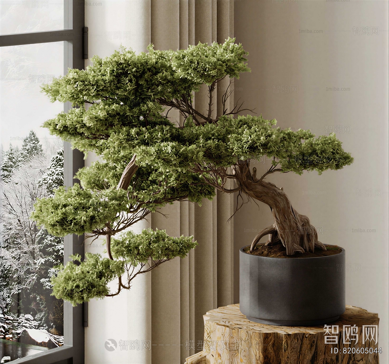 New Chinese Style Bonsai