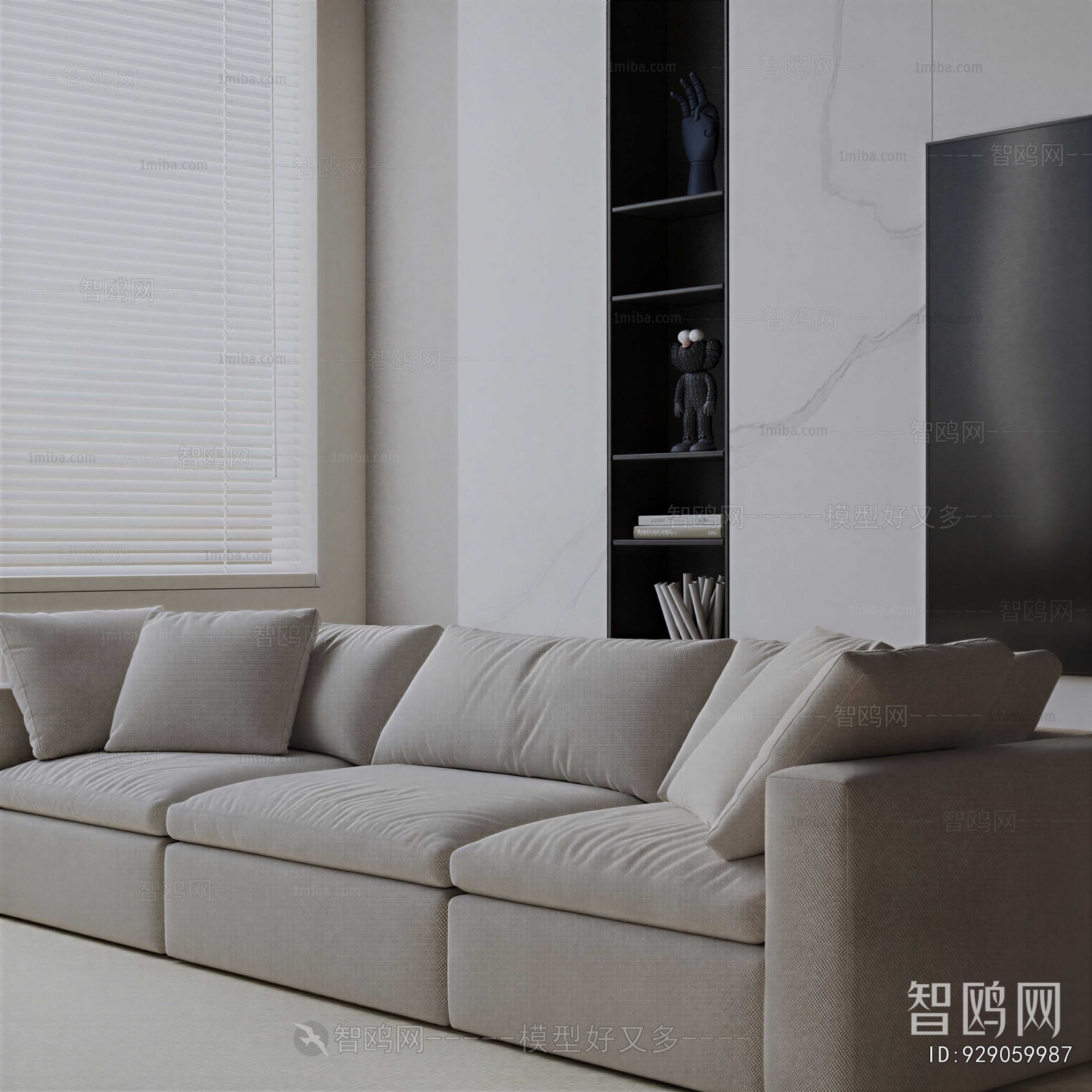 Modern Three-seat Sofa