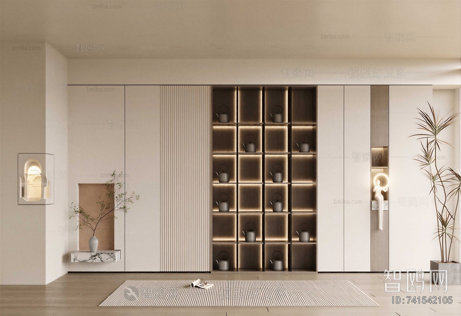 New Chinese Style Decorative Cabinet