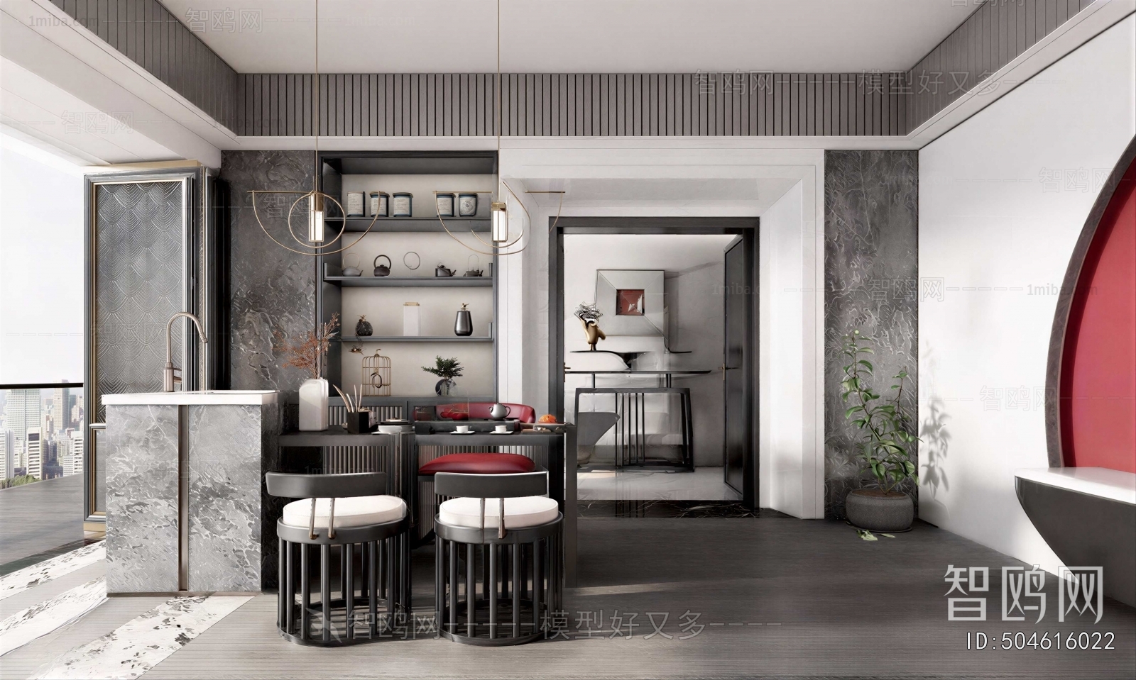 New Chinese Style Tea House