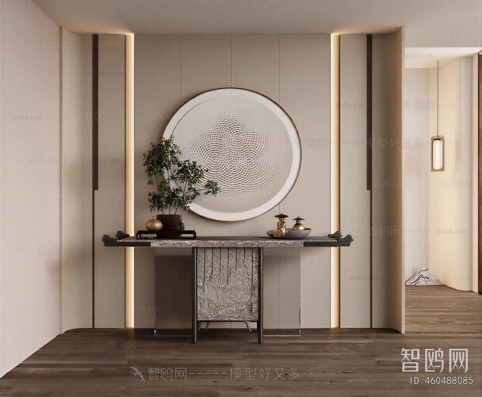 New Chinese Style Hallway