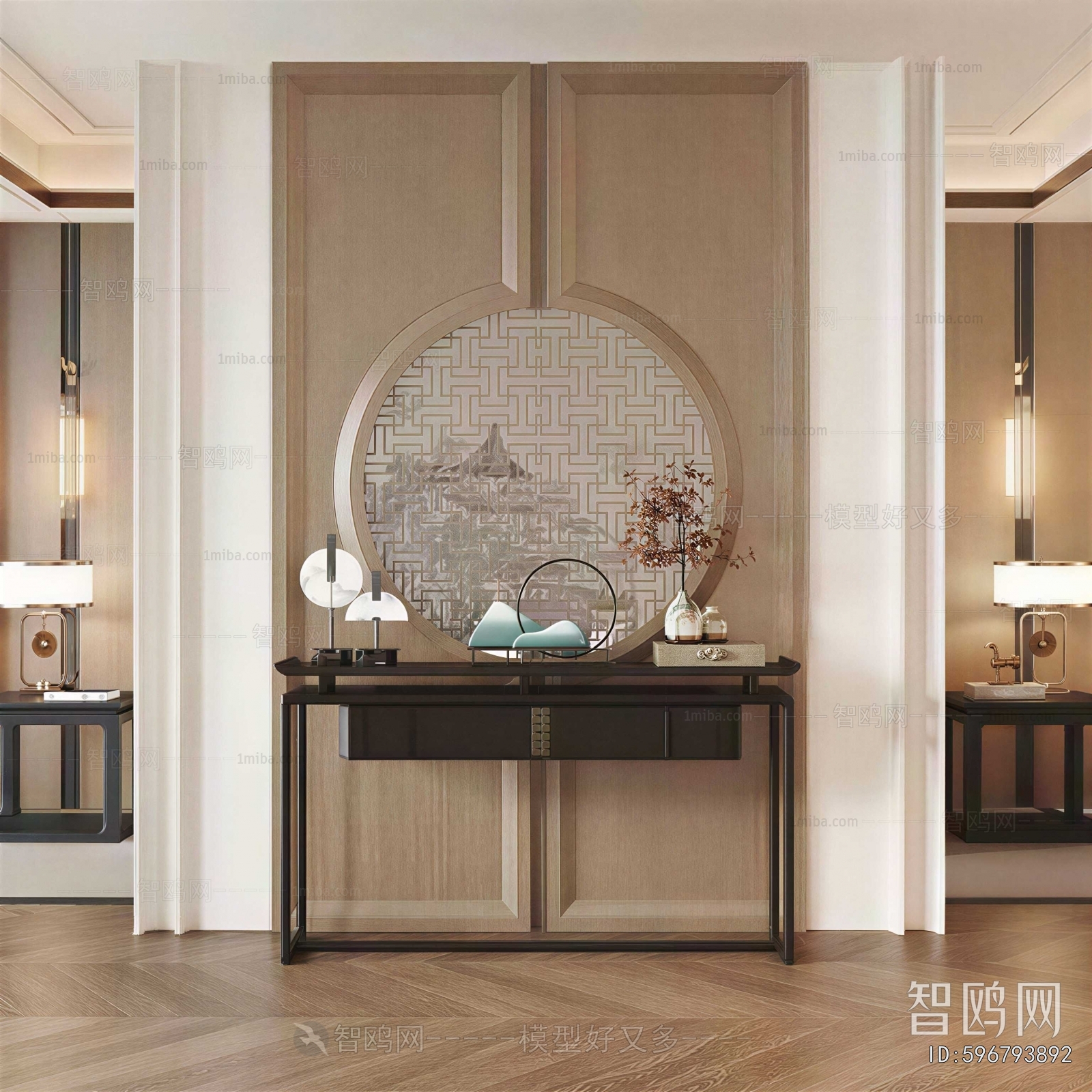 New Chinese Style Hallway