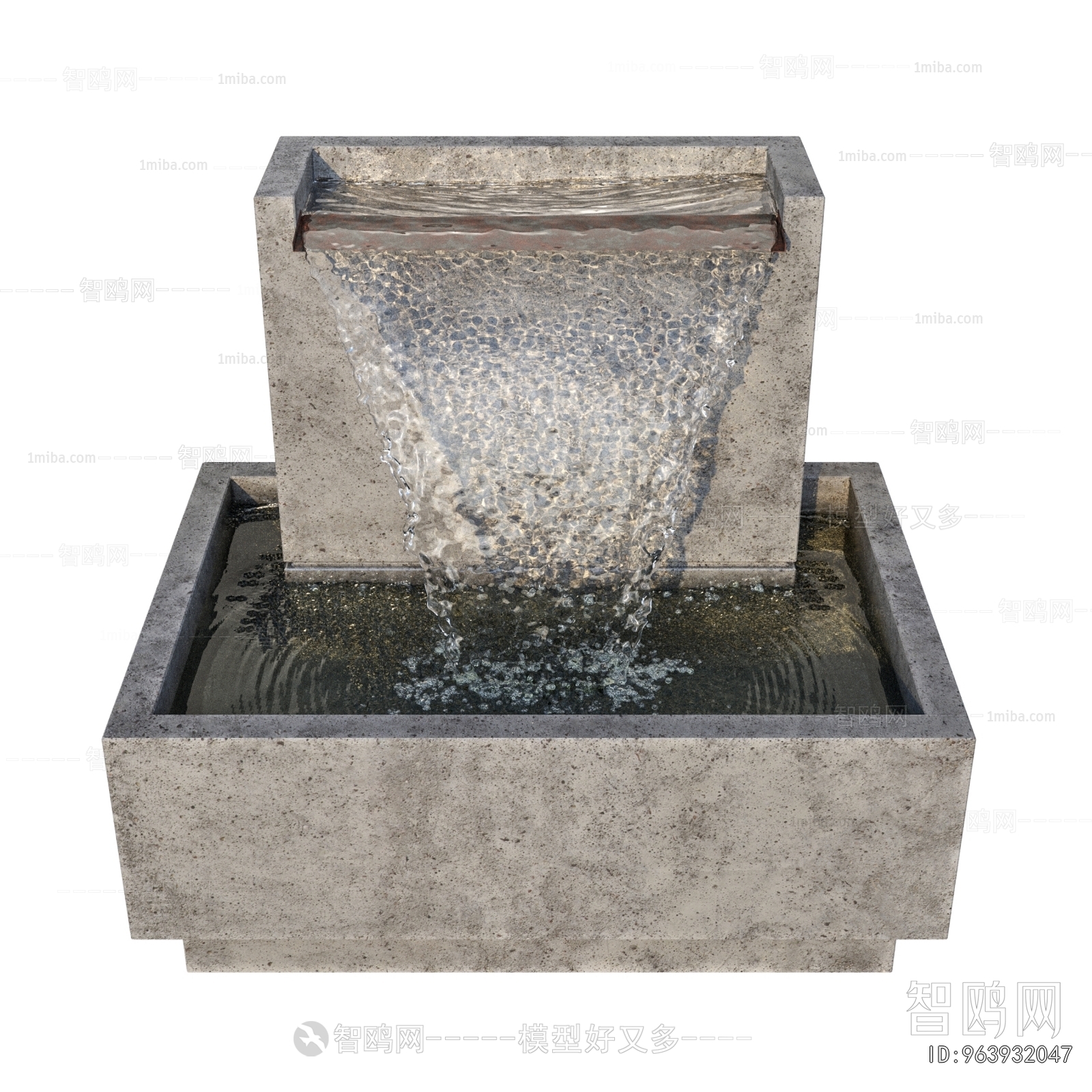 Modern Rockery Waterscape