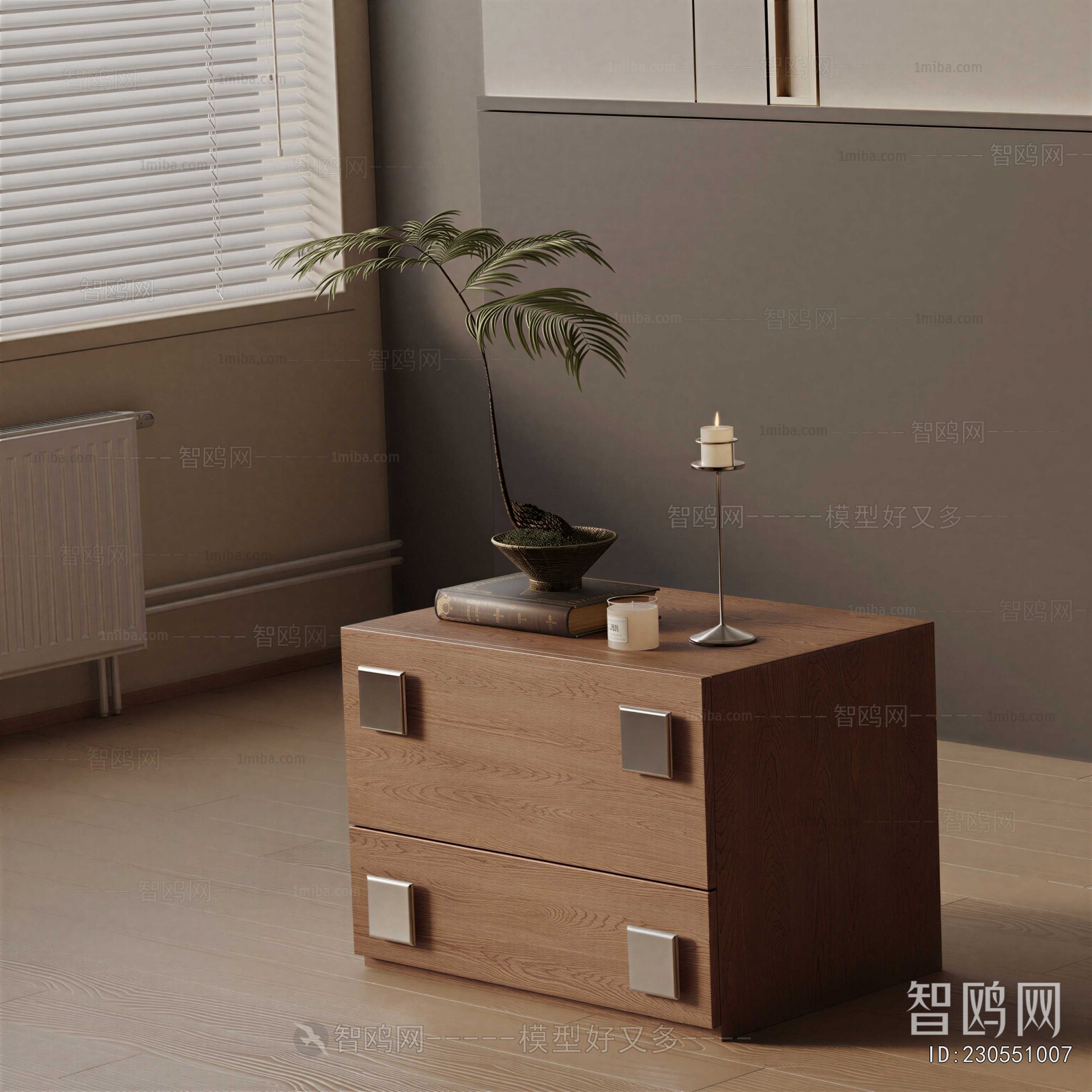 Modern Bedside Cupboard