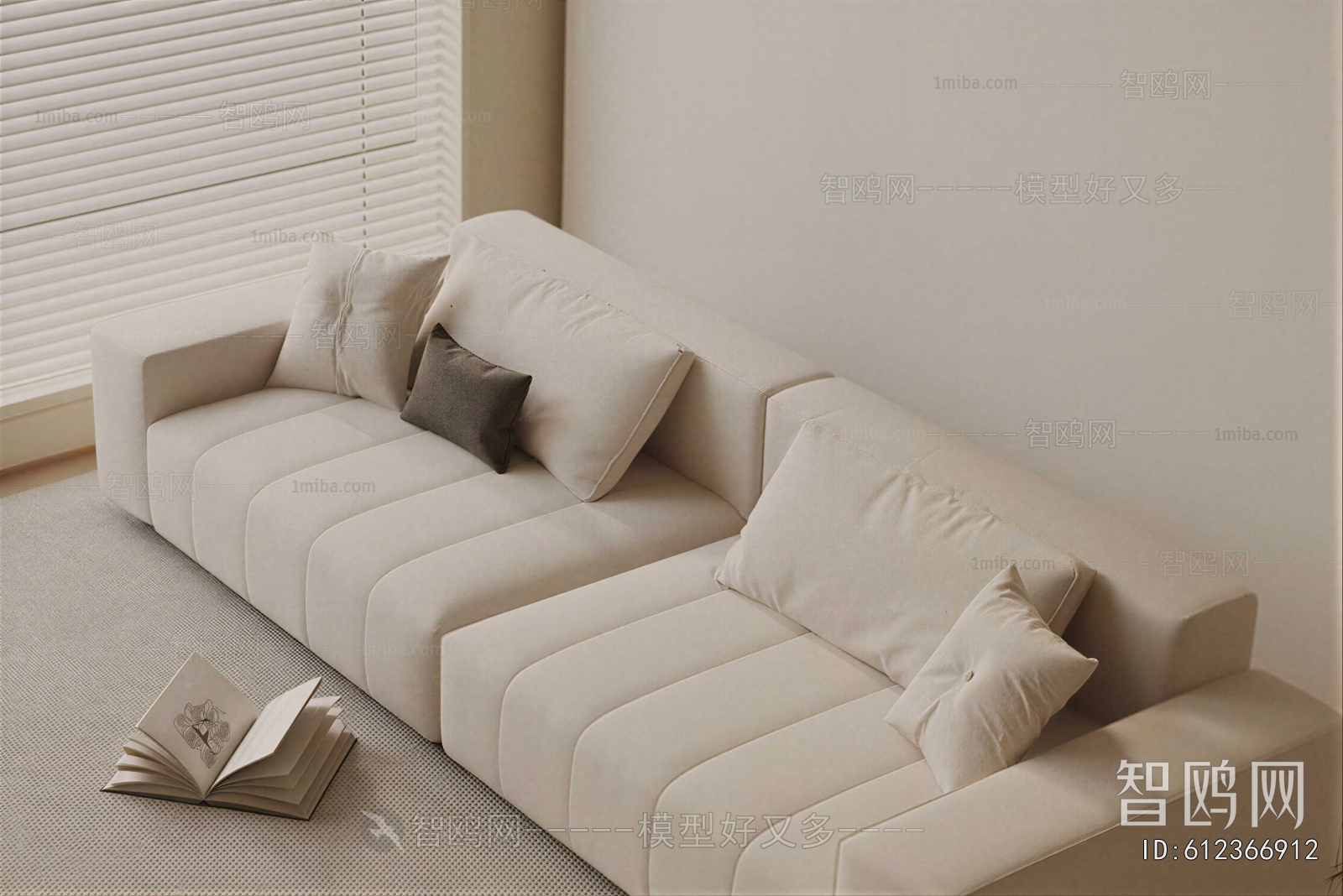 Modern Three-seat Sofa