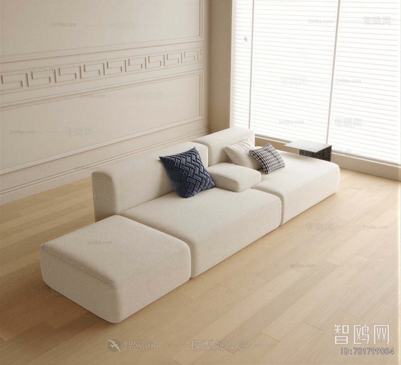 Modern Three-seat Sofa