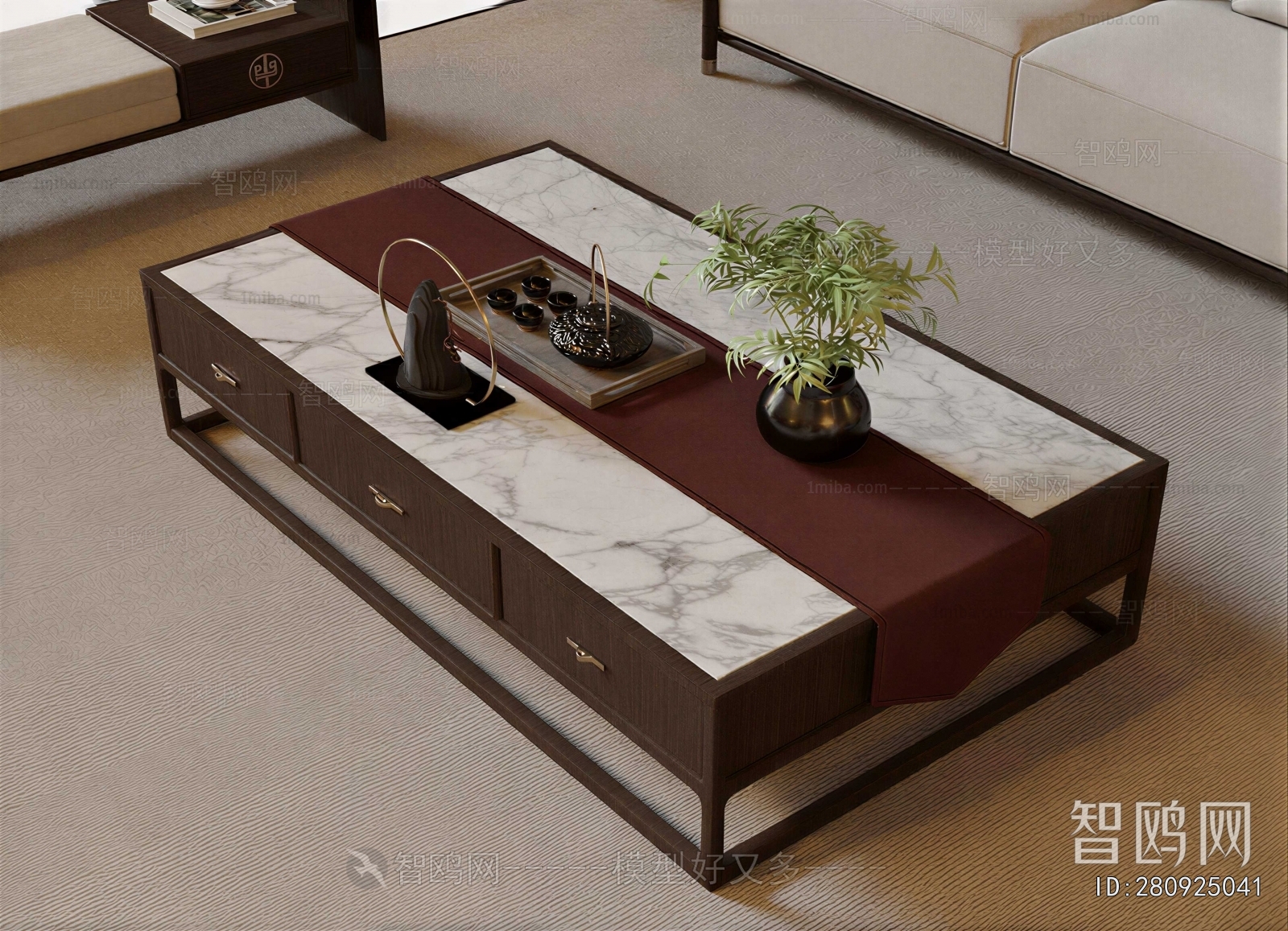 New Chinese Style Coffee Table