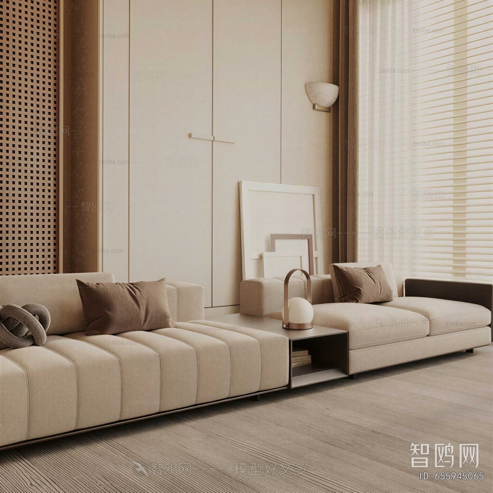 Modern Multi Person Sofa