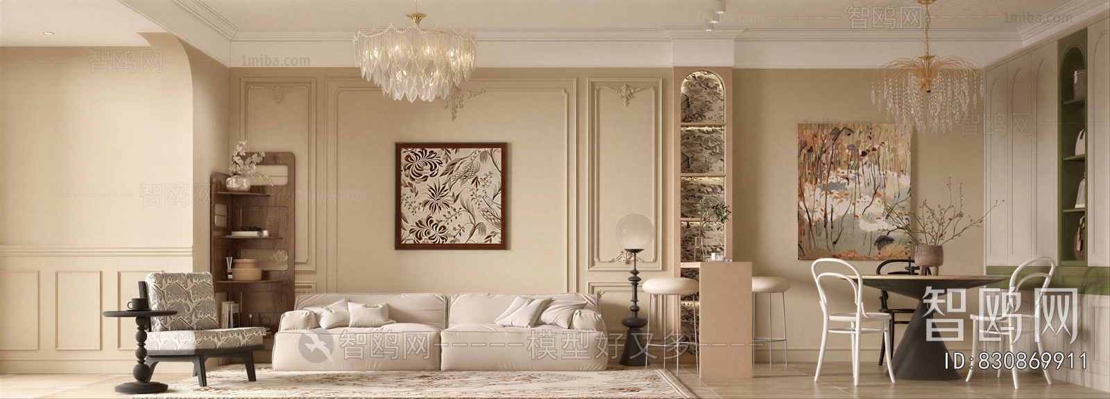 French Style A Living Room