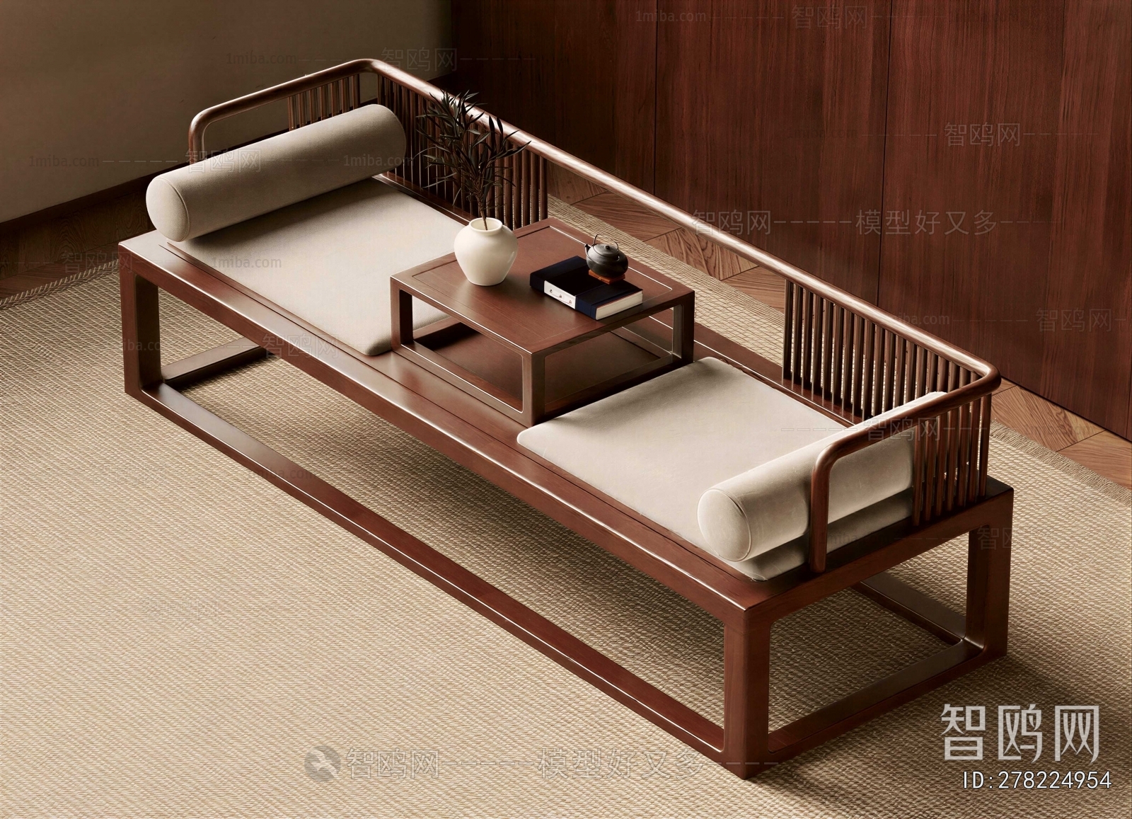 New Chinese Style Arhat Bed
