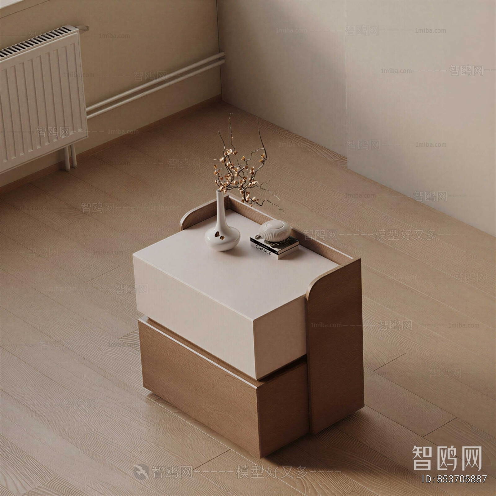 Modern Bedside Cupboard