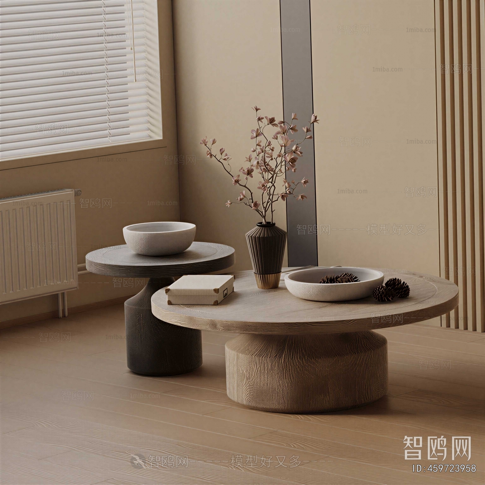 Wabi-sabi Style Coffee Table