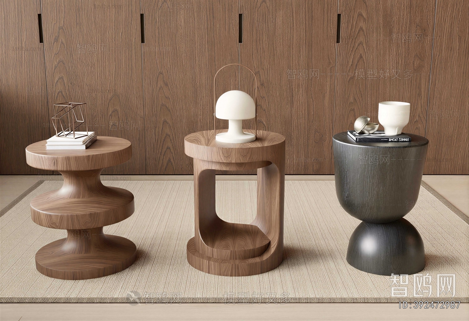 Wabi-sabi Style Side Table/corner Table