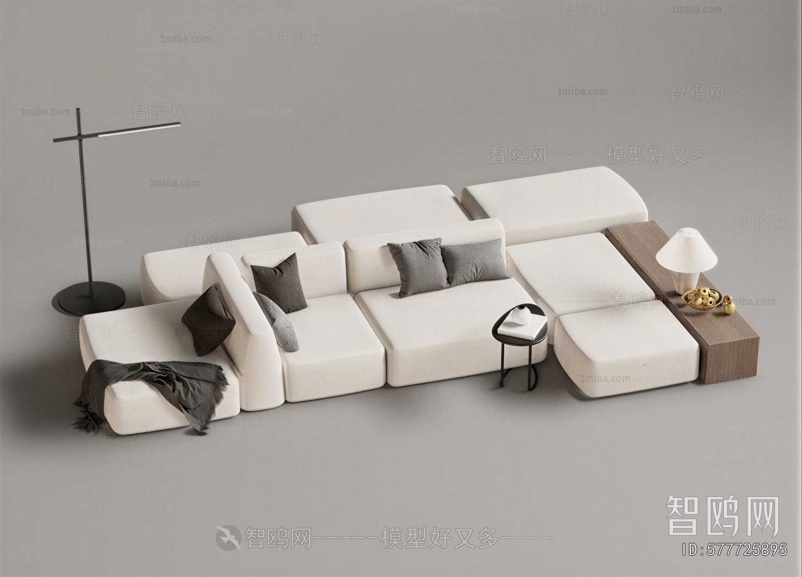 Modern Multi Person Sofa