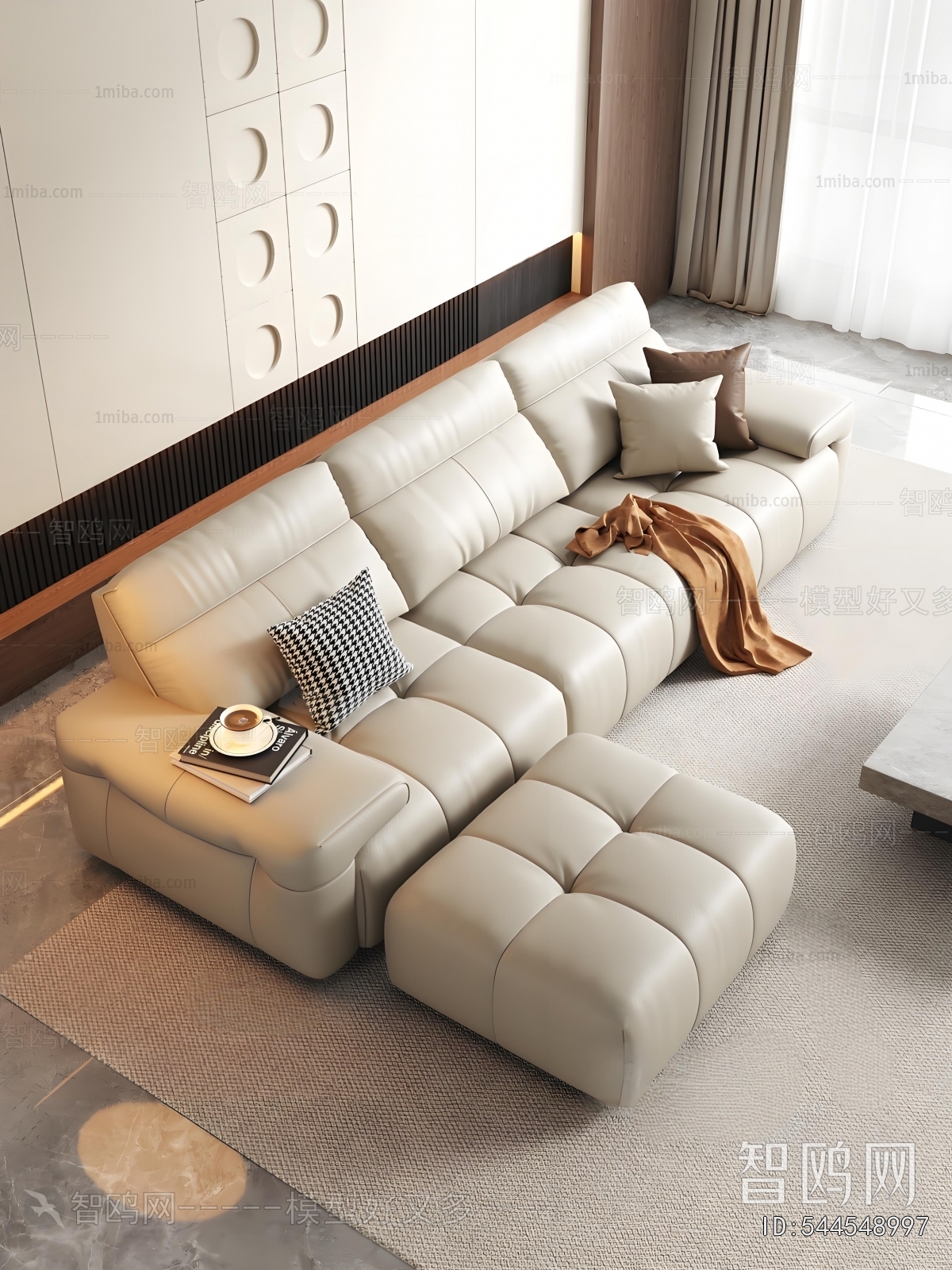 Modern Three-seat Sofa