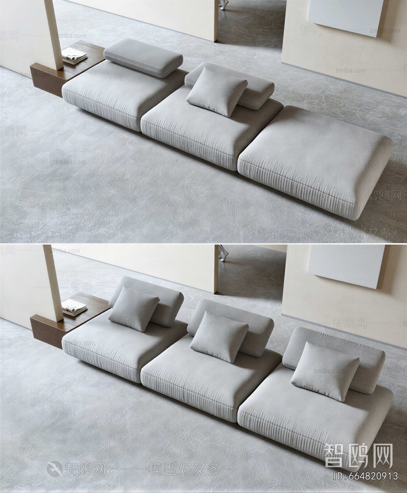 Modern Three-seat Sofa