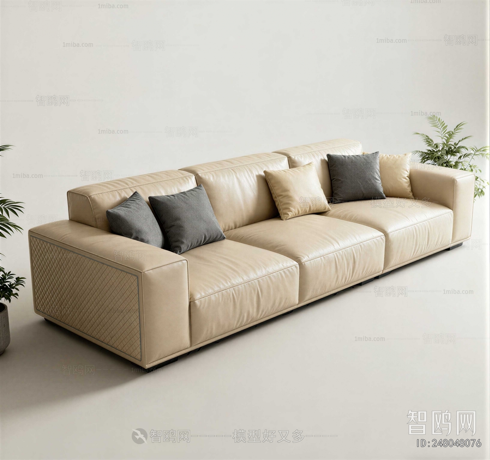 Modern Three-seat Sofa