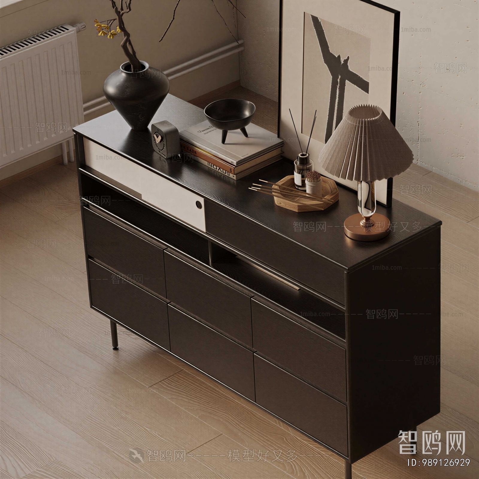 Wabi-sabi Style Entrance Cabinet