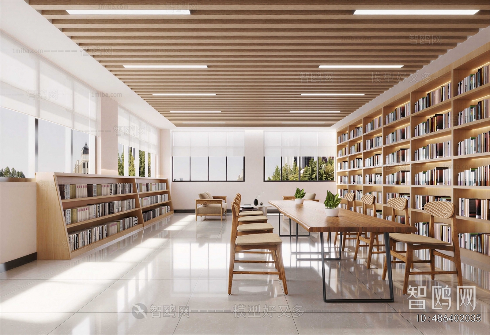 Modern Bookstore Book Bar