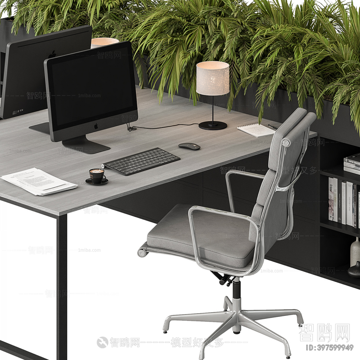 Modern Office Desk And Chair