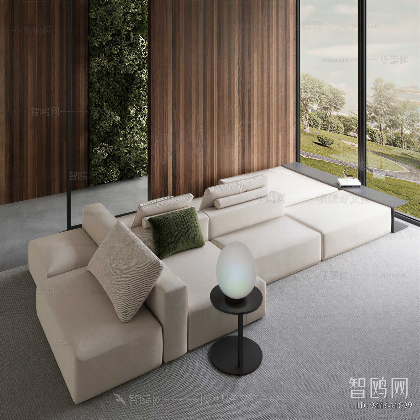 Modern Multi Person Sofa