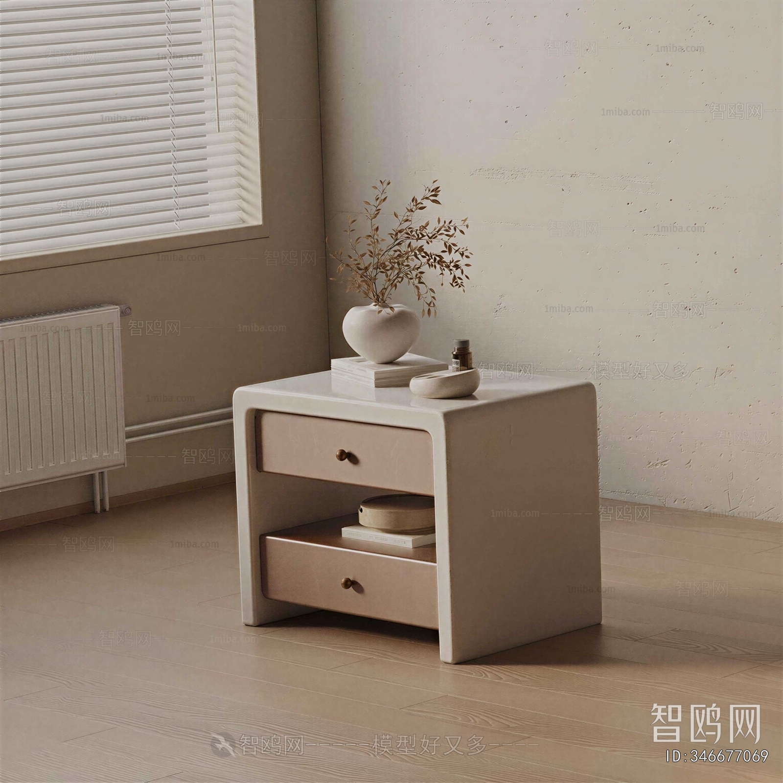 Modern Bedside Cupboard