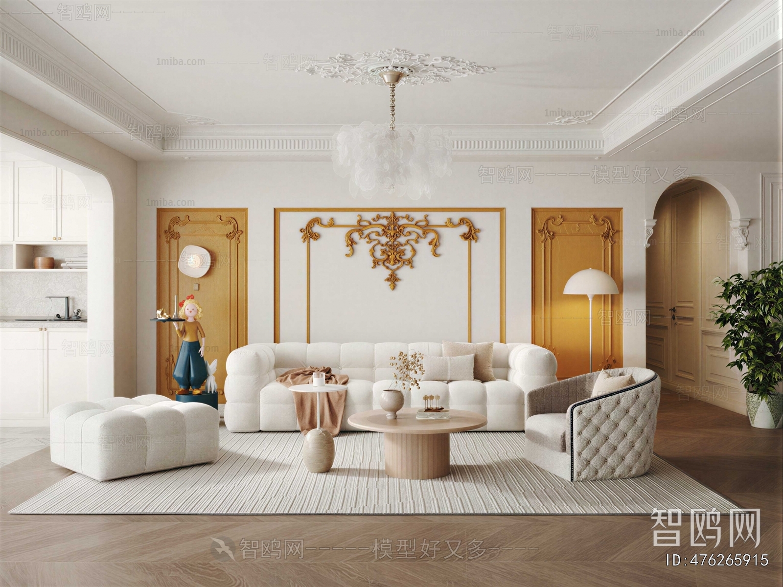 French Style A Living Room