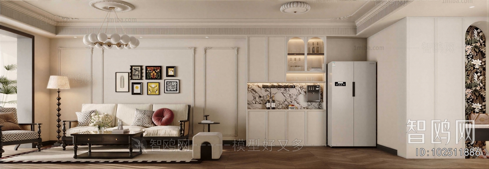 American Style A Living Room