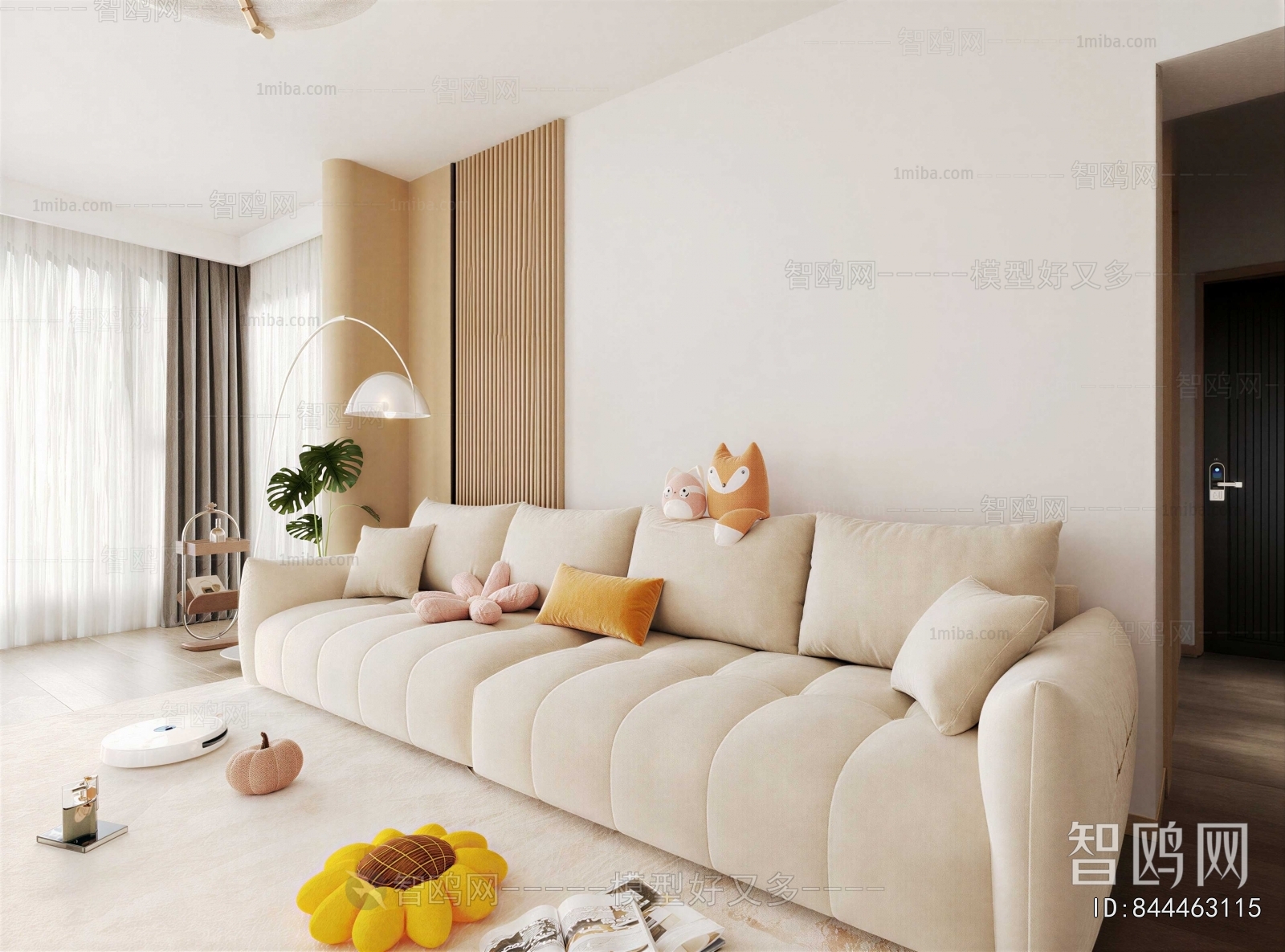 Modern Multi Person Sofa