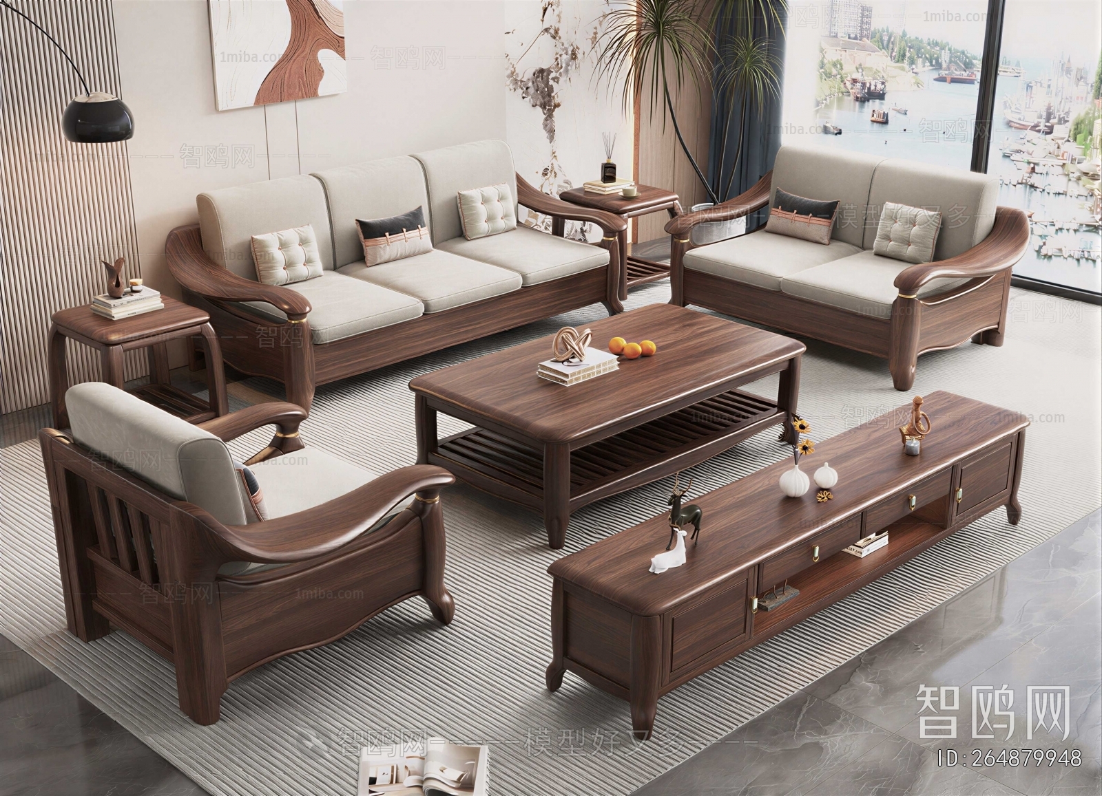 Nordic Style Sofa Combination