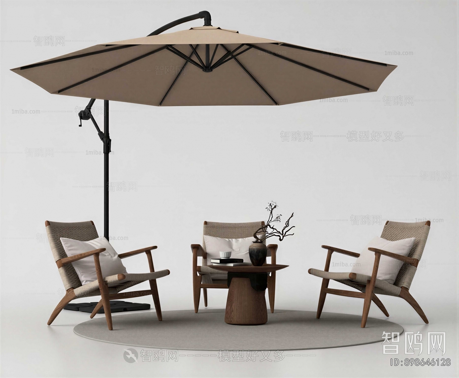 New Chinese Style Outdoor Chair