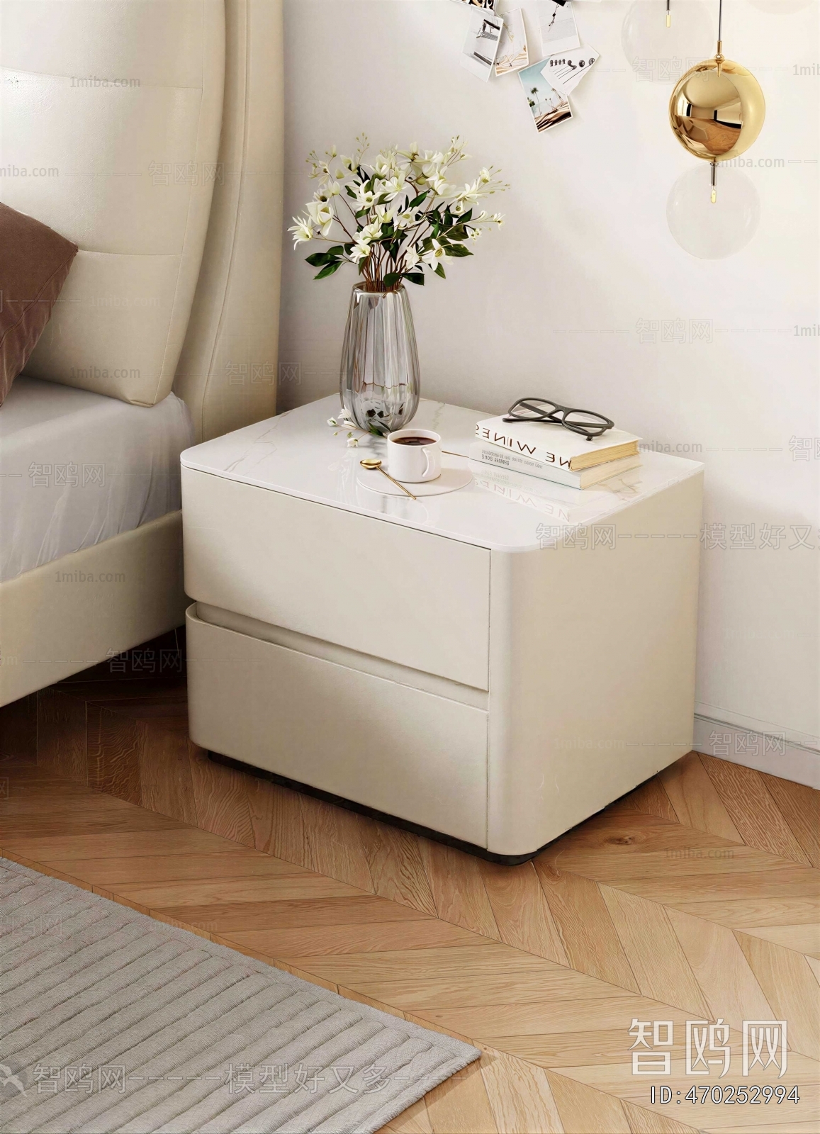 Modern Bedside Cupboard